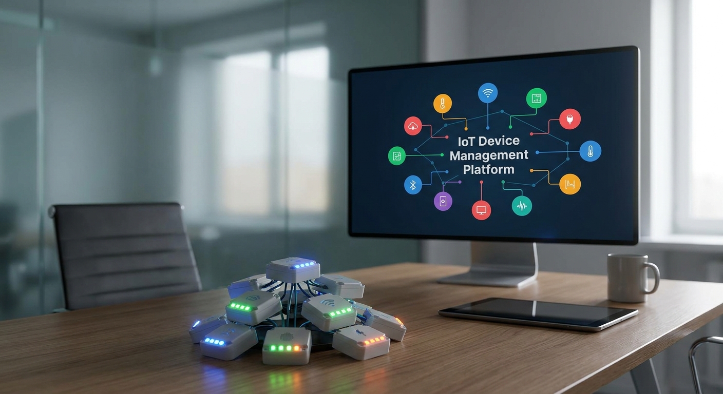 IoT device management platform for multi-tenant sensor networks