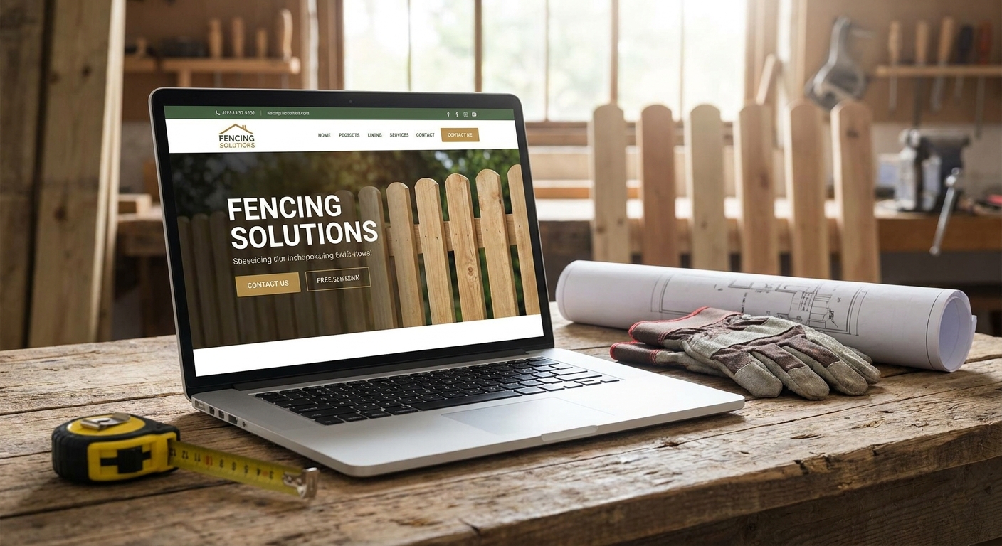 Web design for fencing contractors