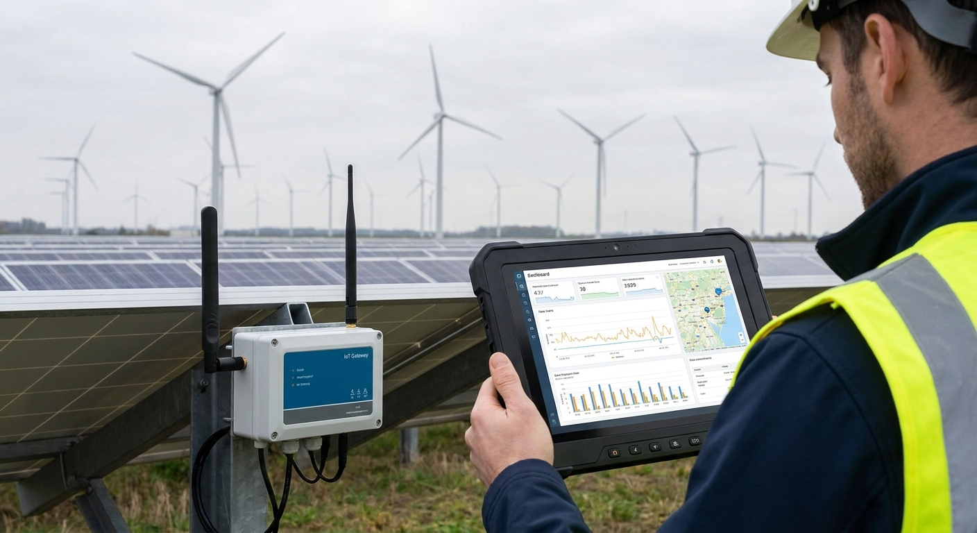 IoT platform for renewable energy site monitoring