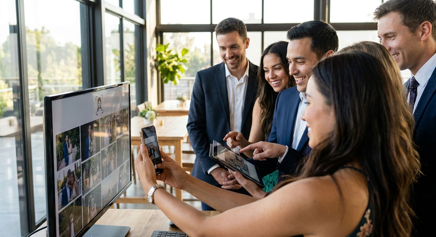 How to enable guests to find their own photos using face search