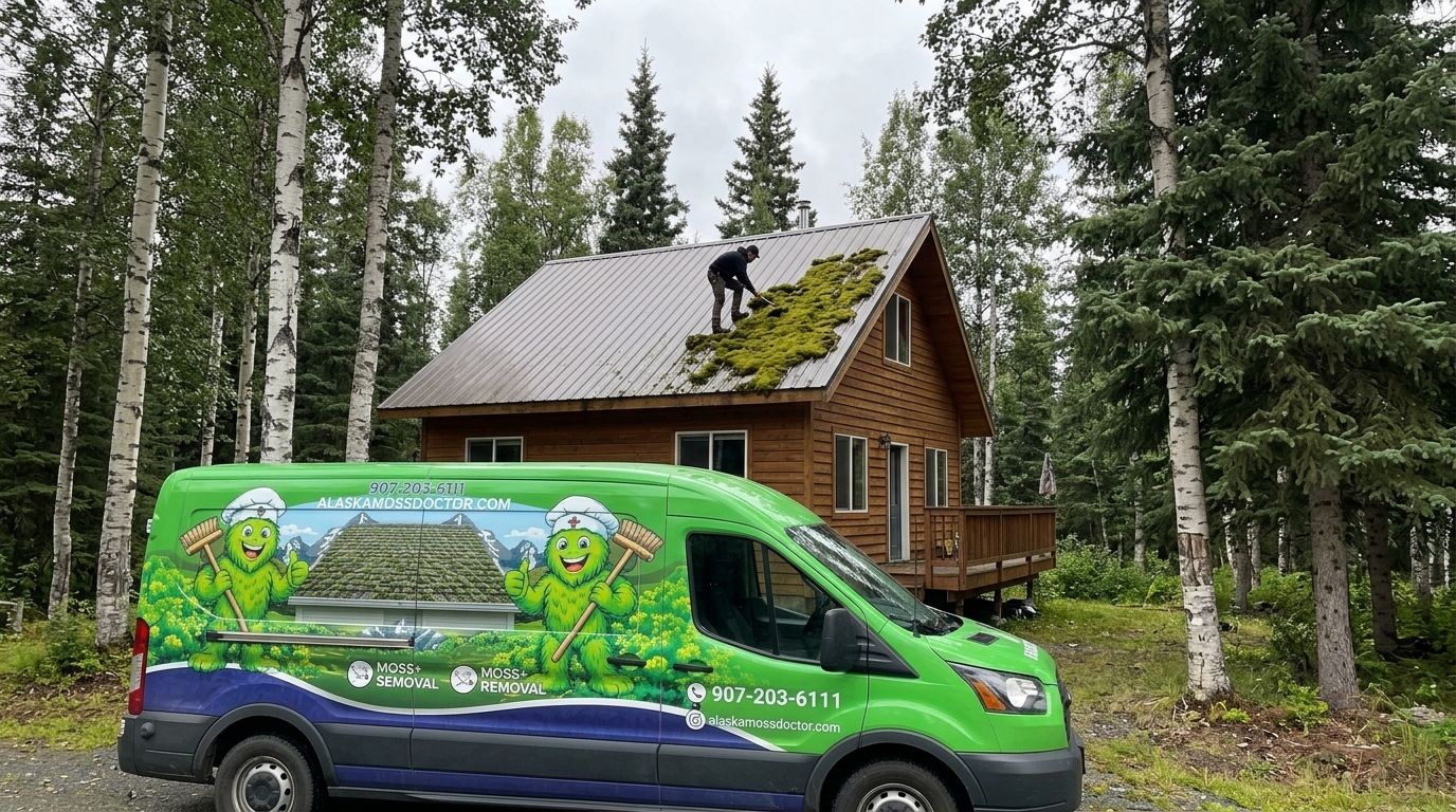 Moss removal for Alaska accessory dwelling units