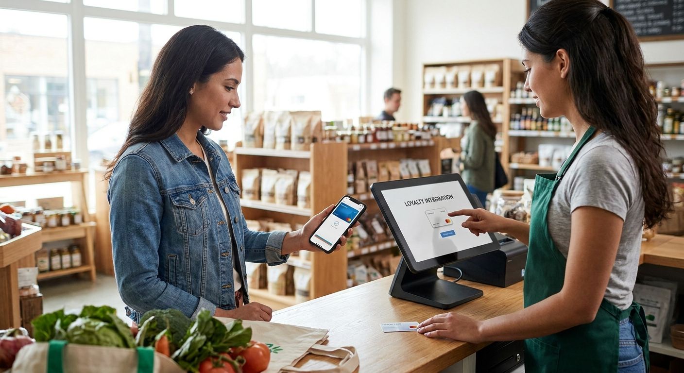 Loyalty card integration for independent grocery POS systems