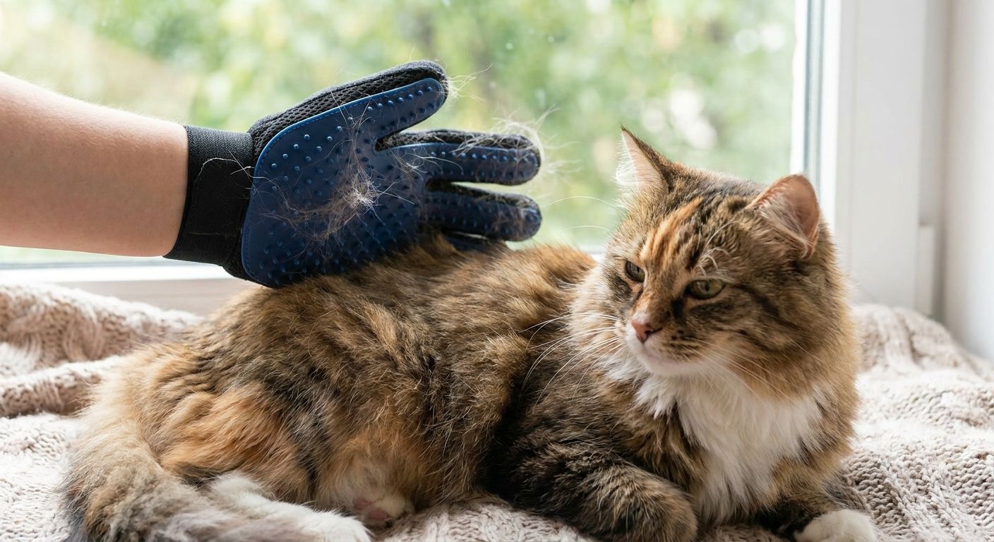 Best cat grooming gloves for shedding cats 2026