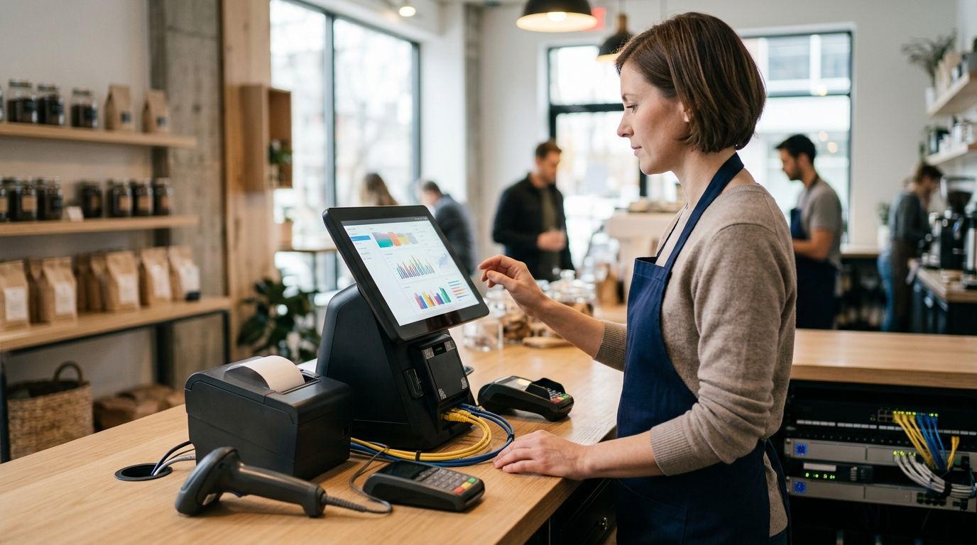 How to connect your point-of-sale system to a monitored business network