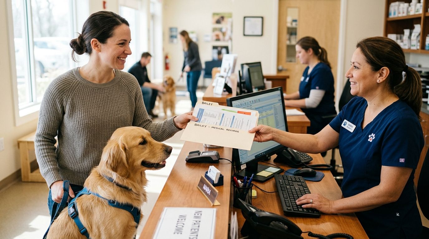 How to transfer your pet's medical records to a new vet clinic