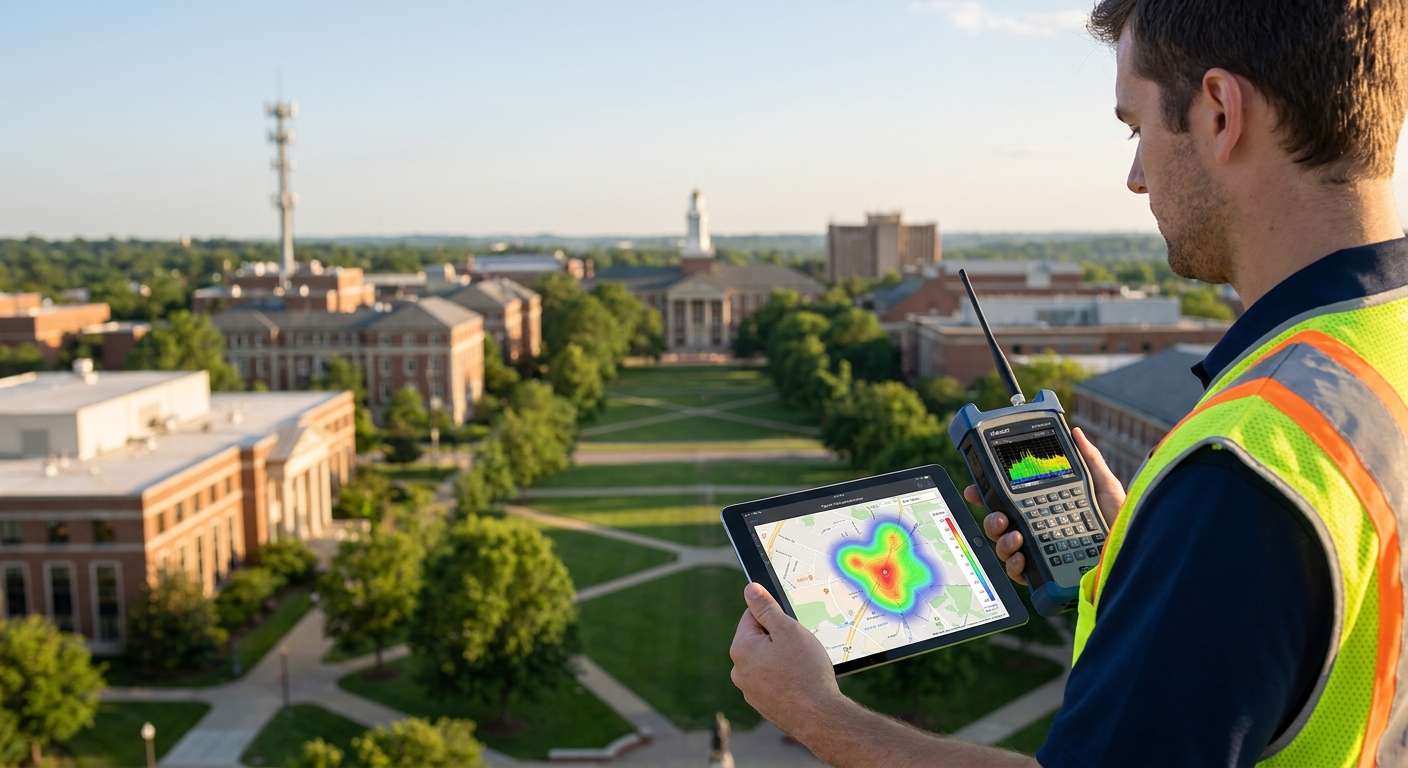 How to plan LoRaWAN network coverage for a large campus