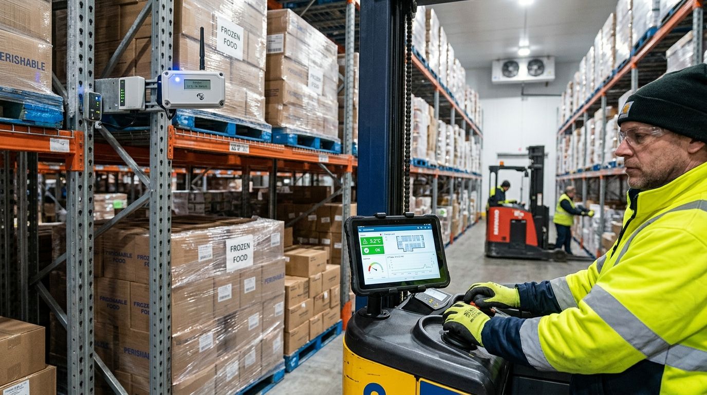 IoT temperature monitoring for 3PL cold chain warehouses