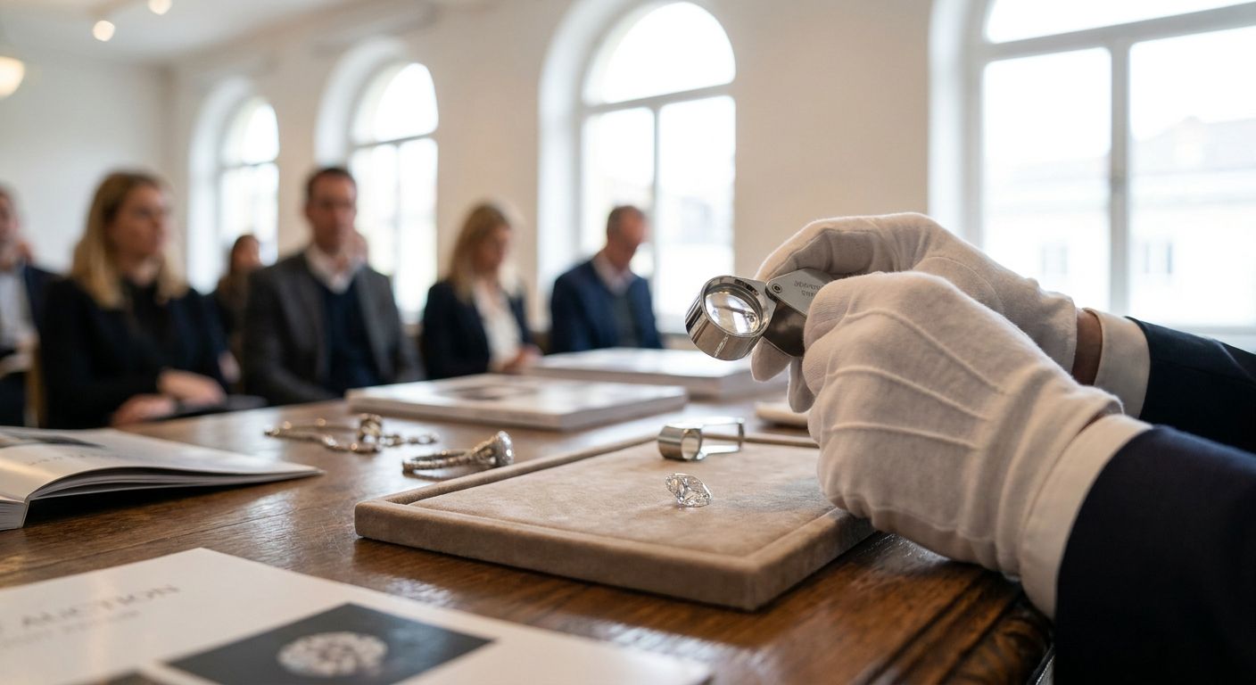 How to authenticate a diamond before bidding at auction