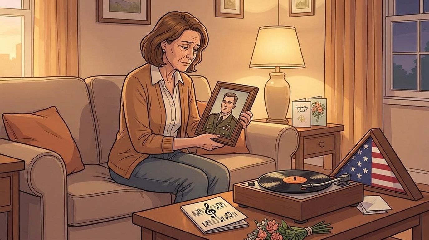 Custom memorial song for a veteran
