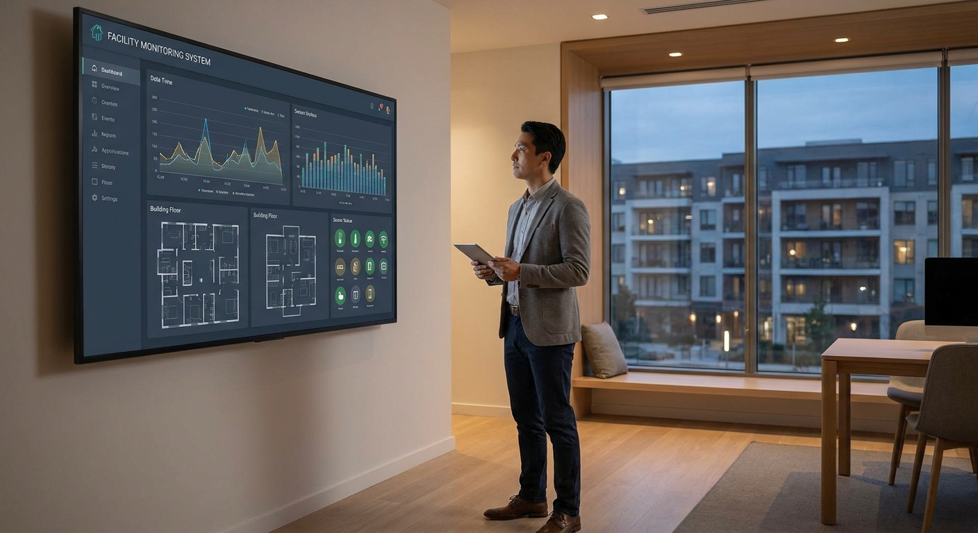 Facility monitoring system for property management companies