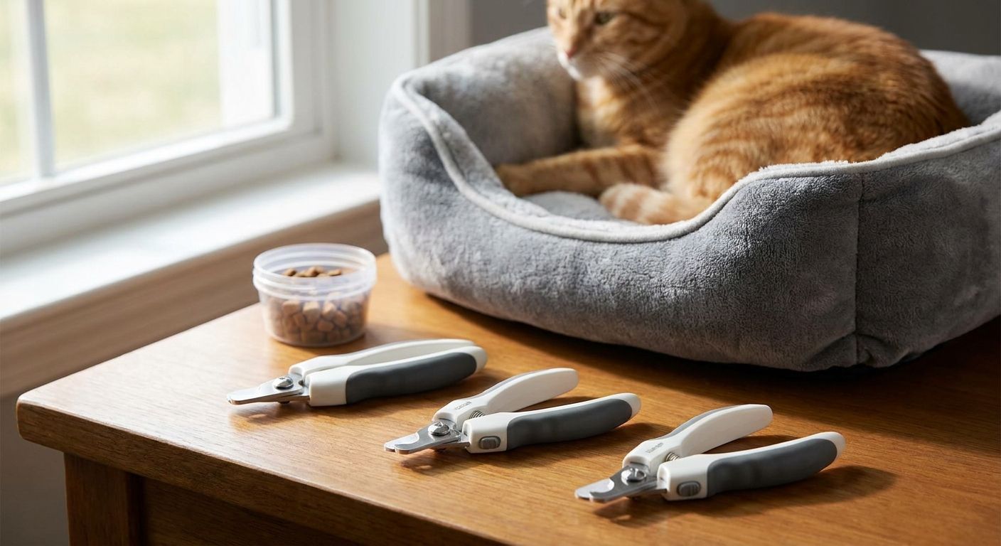 Best cat nail clippers for anxious cats 2026