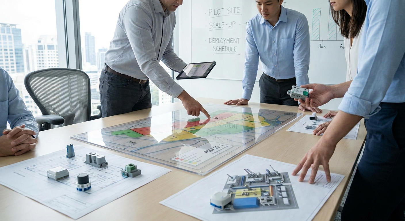 How to Plan a Phased IoT Rollout Across Multiple Sites