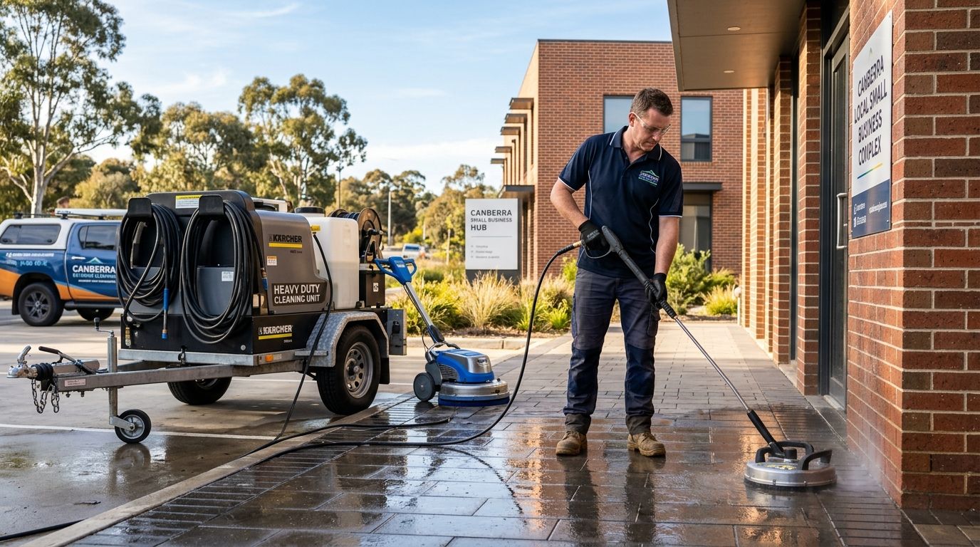 Best exterior cleaning equipment for small Canberra businesses 2026