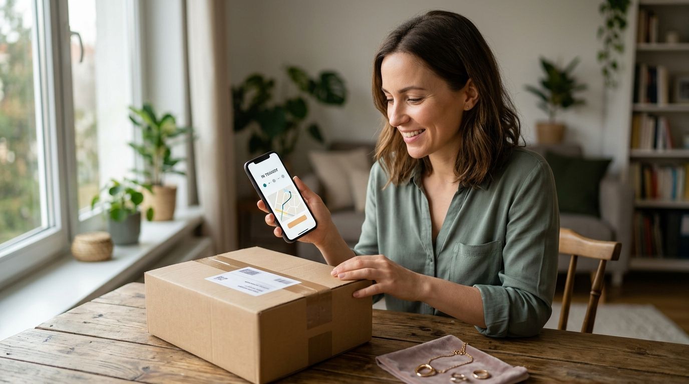 How to track your jewellery order from Kolkata to your doorstep