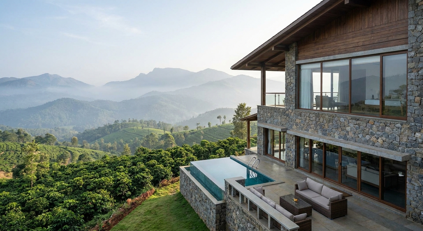 Best villas with mountain views in Mudigere for a break