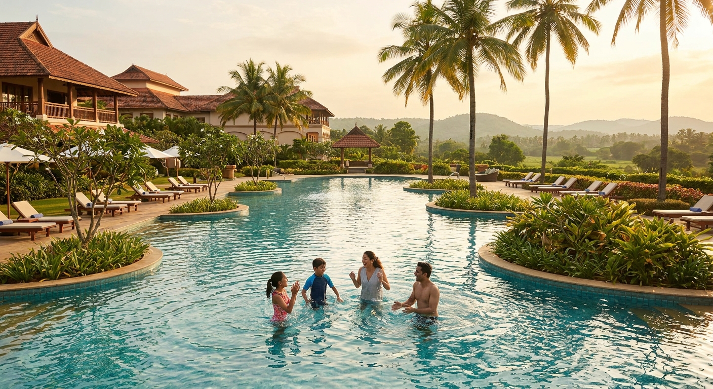 Best family resorts with a pool near Bengaluru