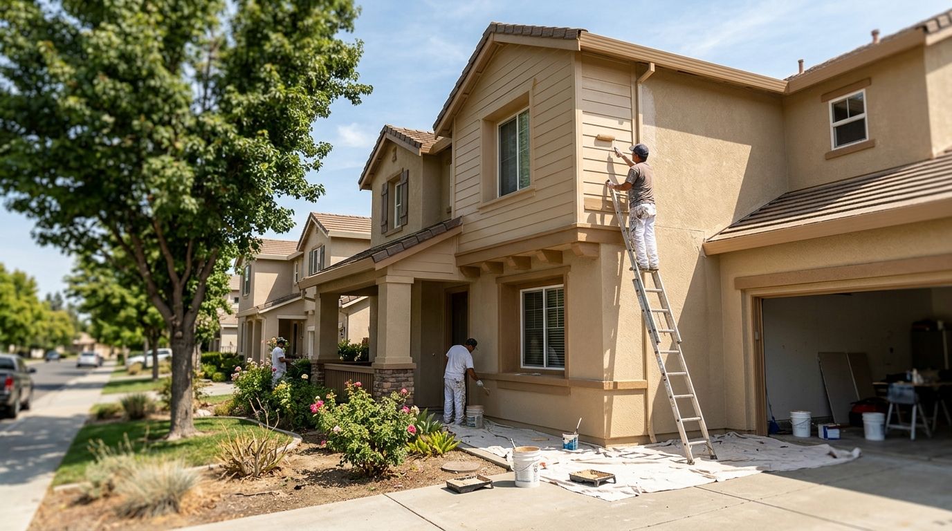 How much does it cost to paint a house exterior in Modesto?