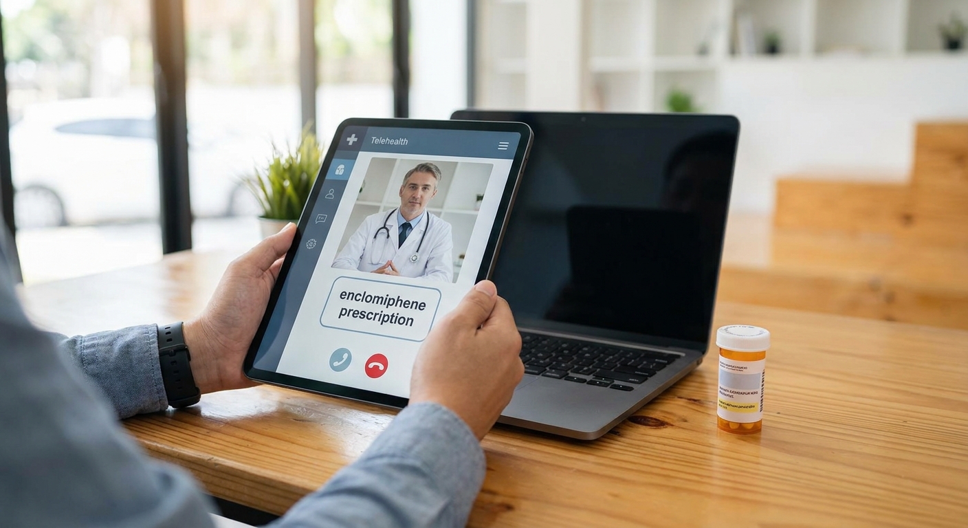 How to get an enclomiphene prescription online