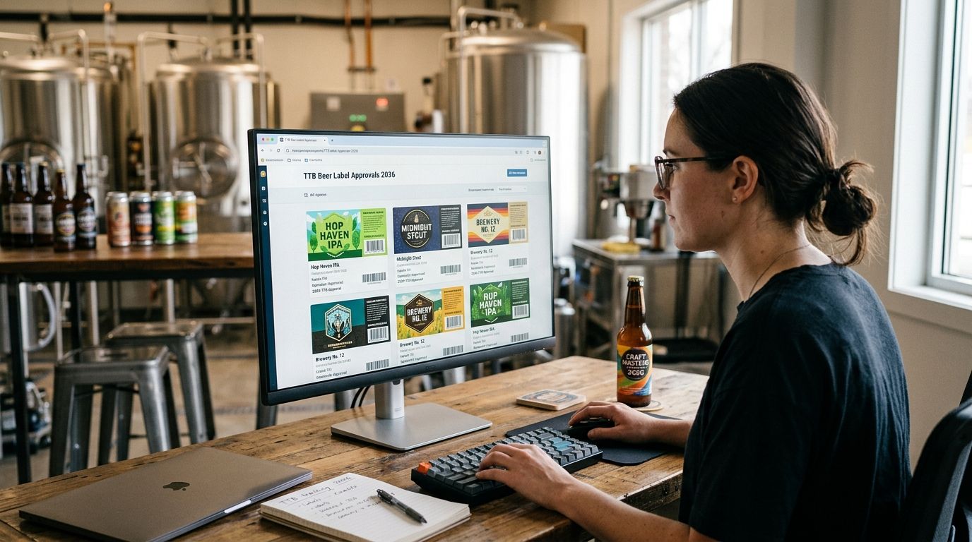 Best sites to track new TTB beer label approvals 2026