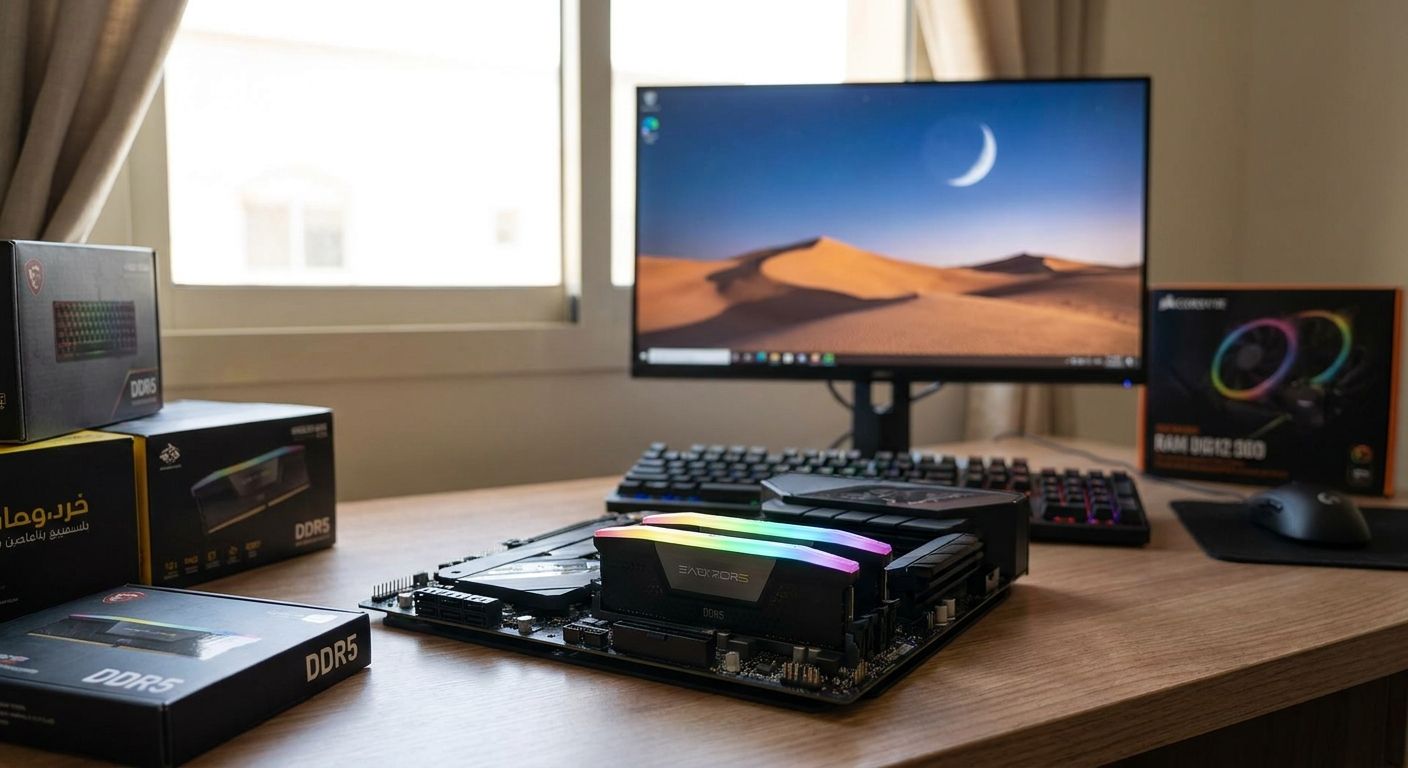 Best DDR5 RAM kits for gaming PCs in Saudi Arabia 2026