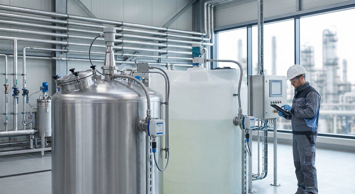 Best tank level sensors for chemical storage tanks