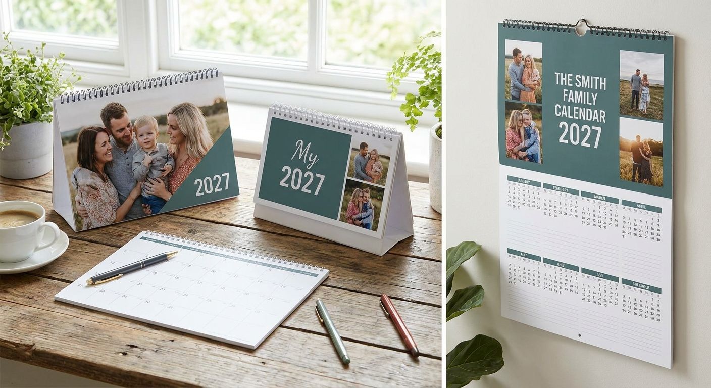 Best personalised calendars for 2027