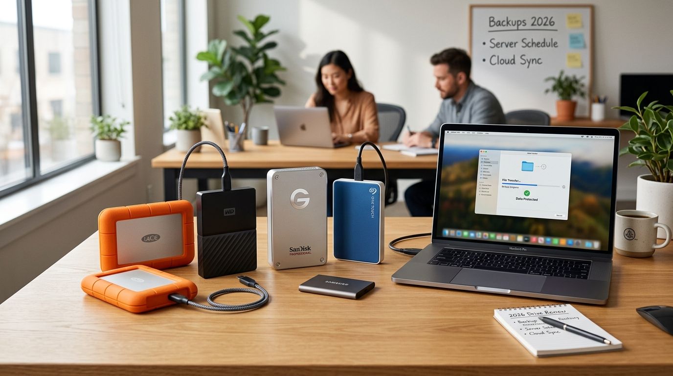 Best external hard drives for small business backups in 2026