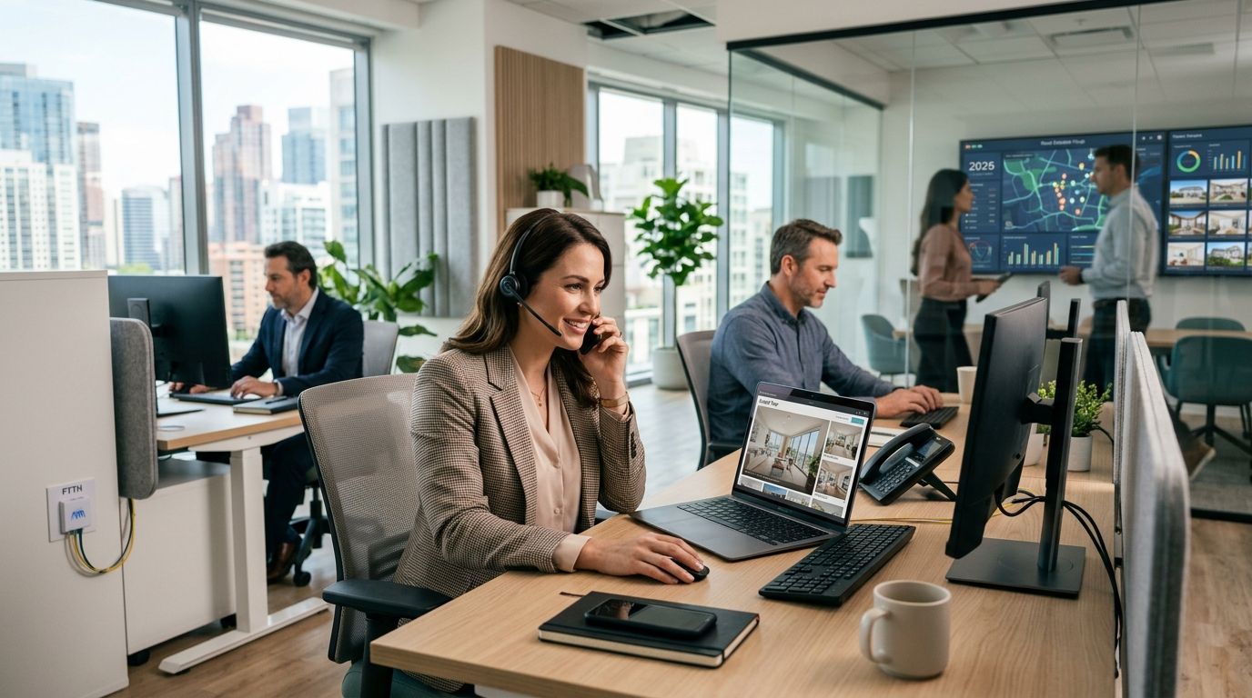 Fiber internet for real estate offices: complete 2026 guide