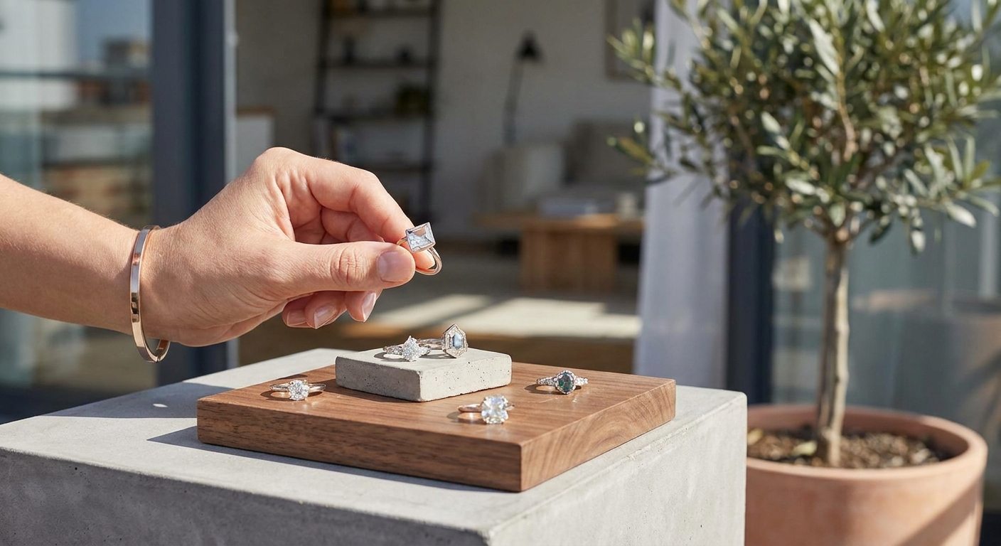 Designer engagement rings for a modern bride