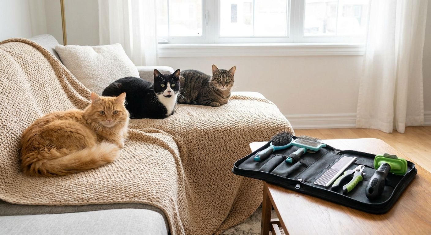 Best cat grooming kit for multi-cat households 2026