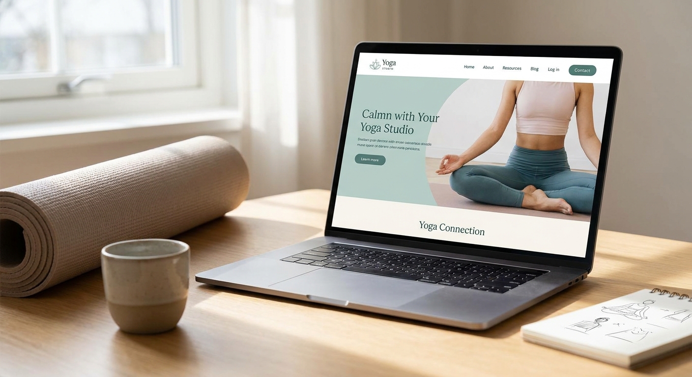 Web design for yoga studios