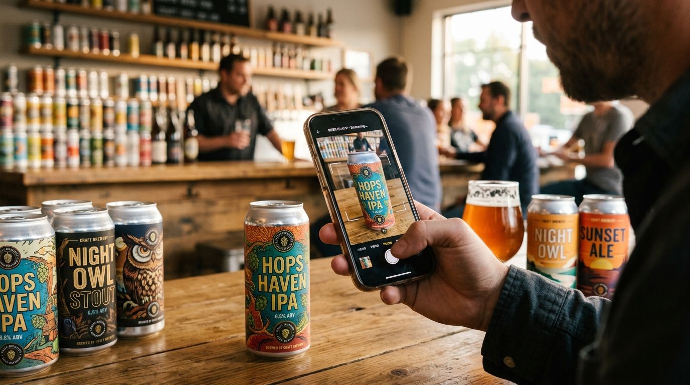 Best apps to identify beer cans by label in 2026