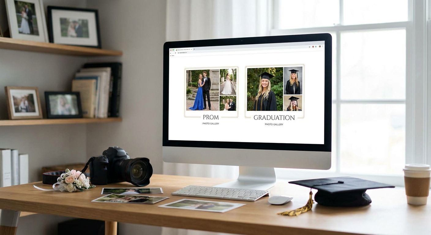 Photo galleries for prom and graduation photographers