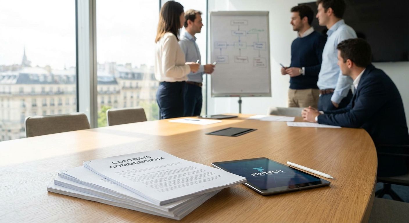 FR — Contrats commerciaux pour startup fintech
