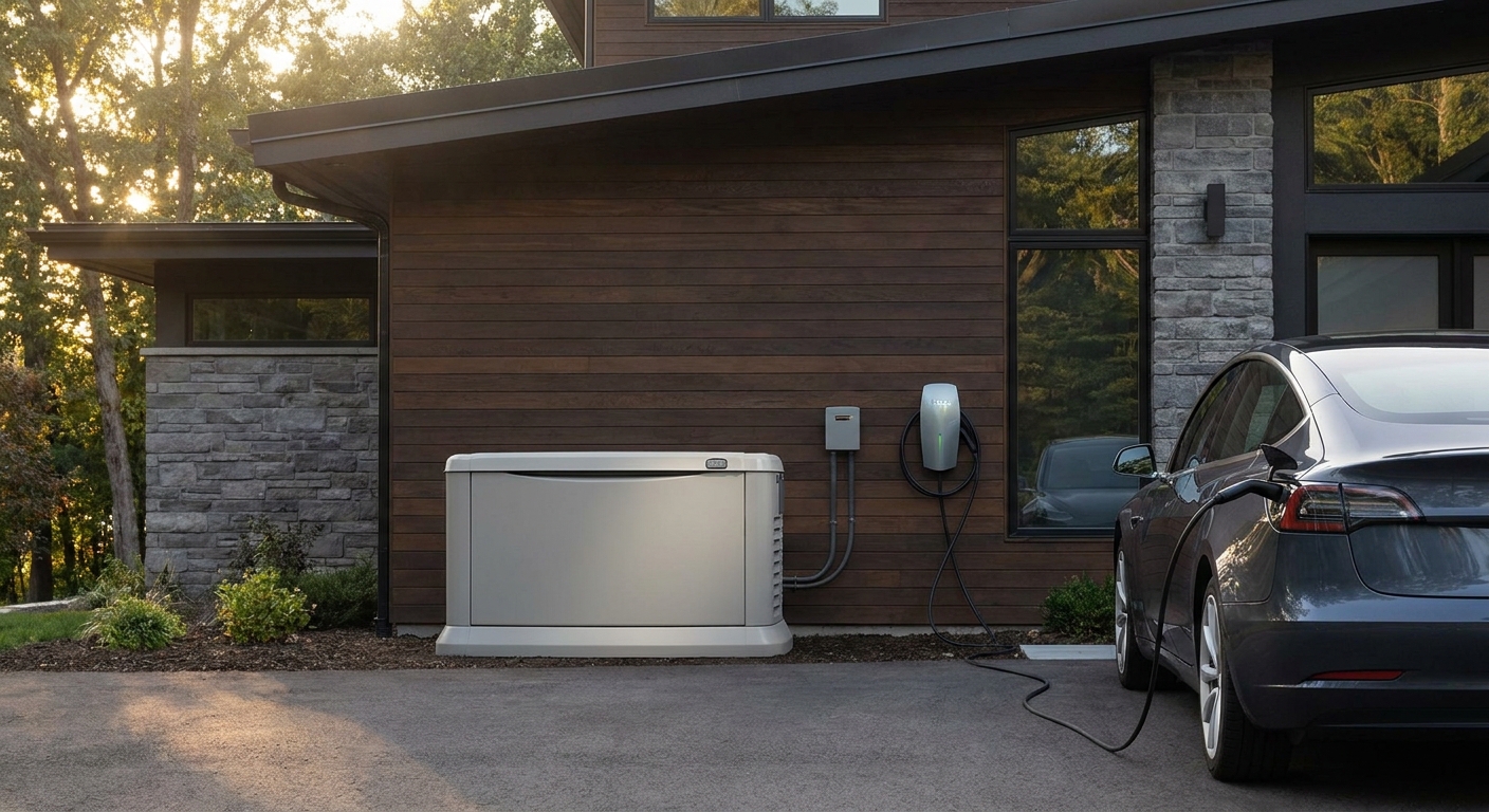 Best whole house generators for homes with EV chargers