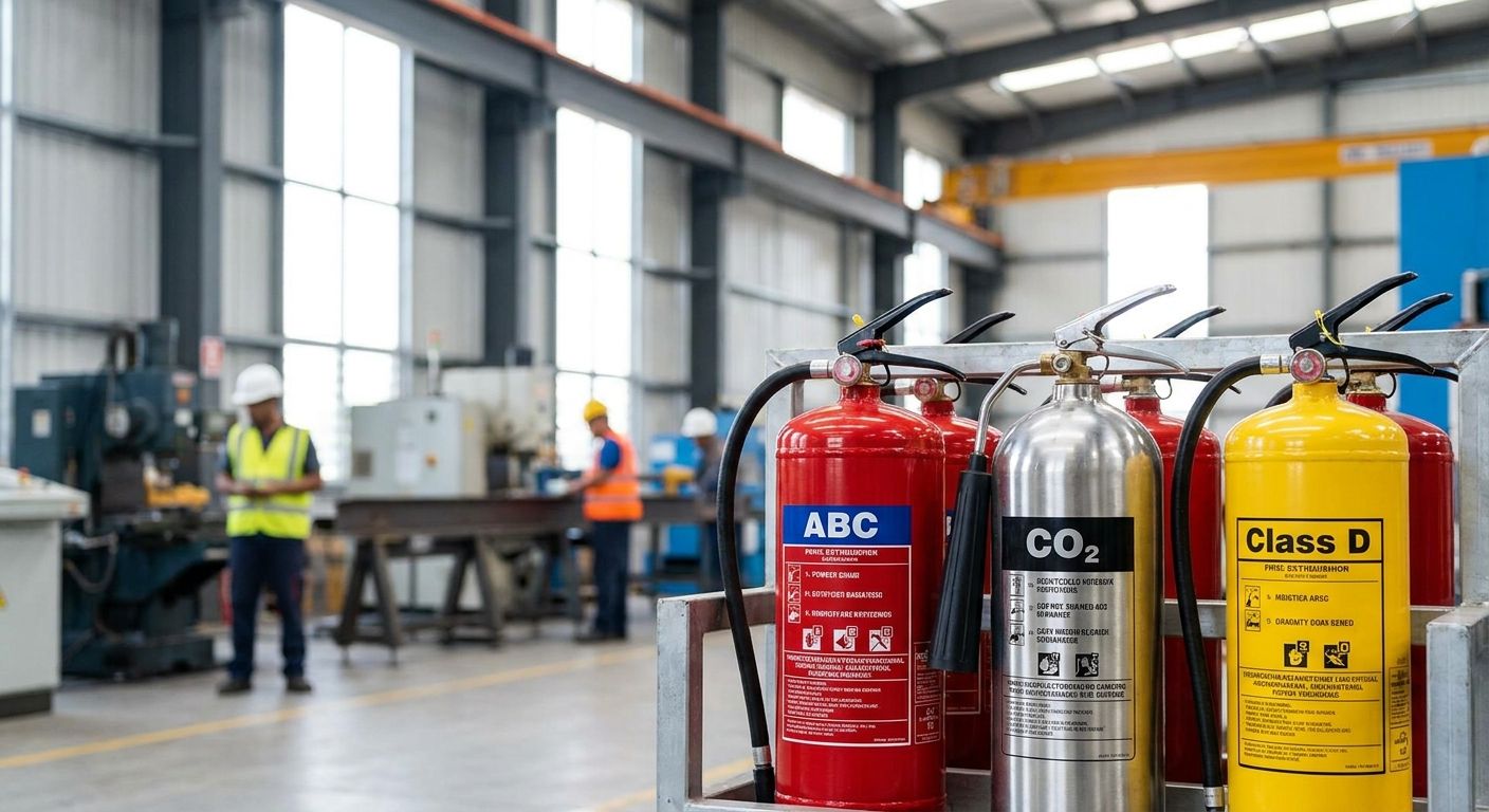 Best fire extinguisher types for industrial facilities 2026