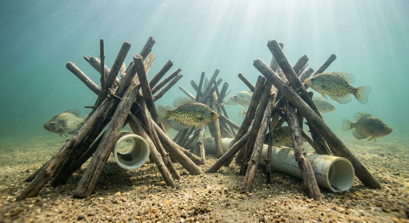 Best crappie habitat structures in 2026