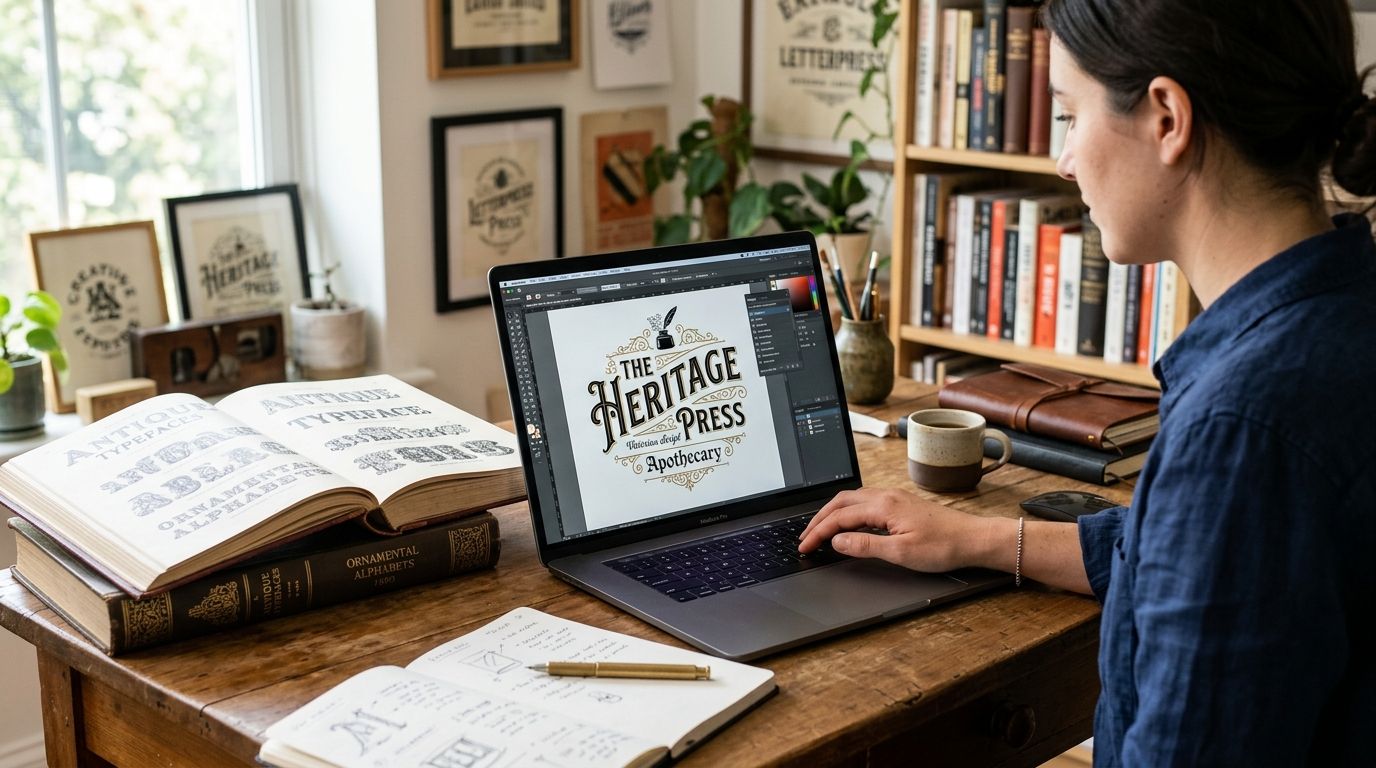Best antique font subscriptions for logo designers in 2026
