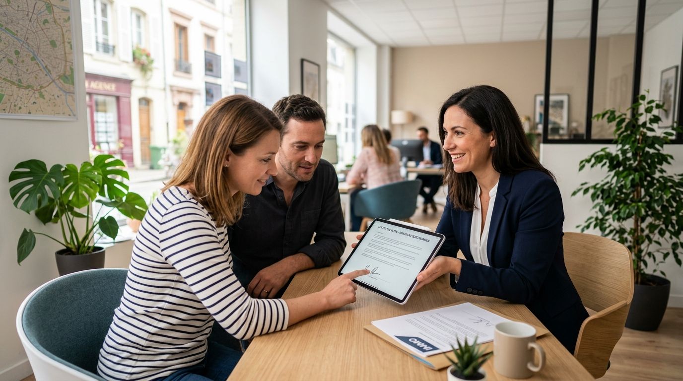 Signature électronique pour agences immobilières : guide complet 2026