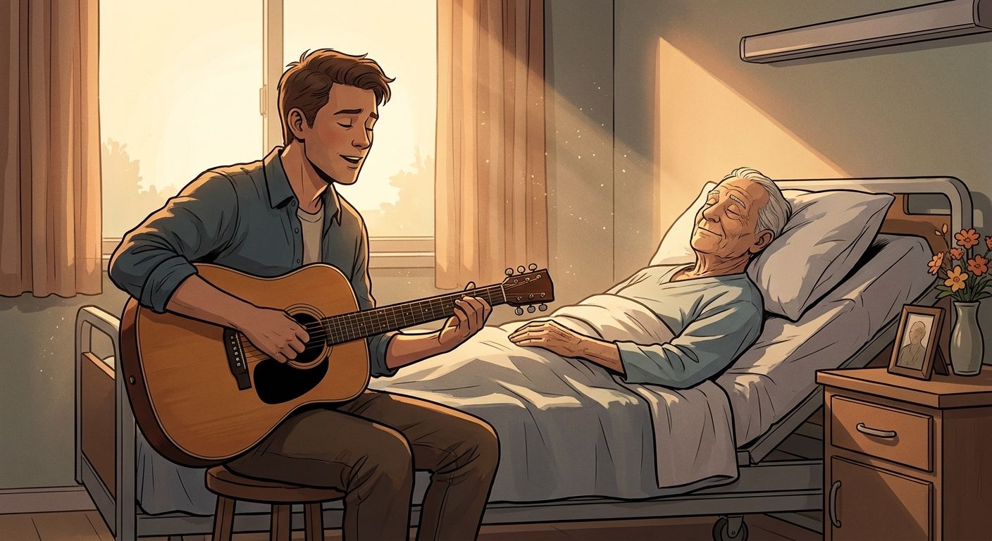 Custom memorial song for a hospice patient