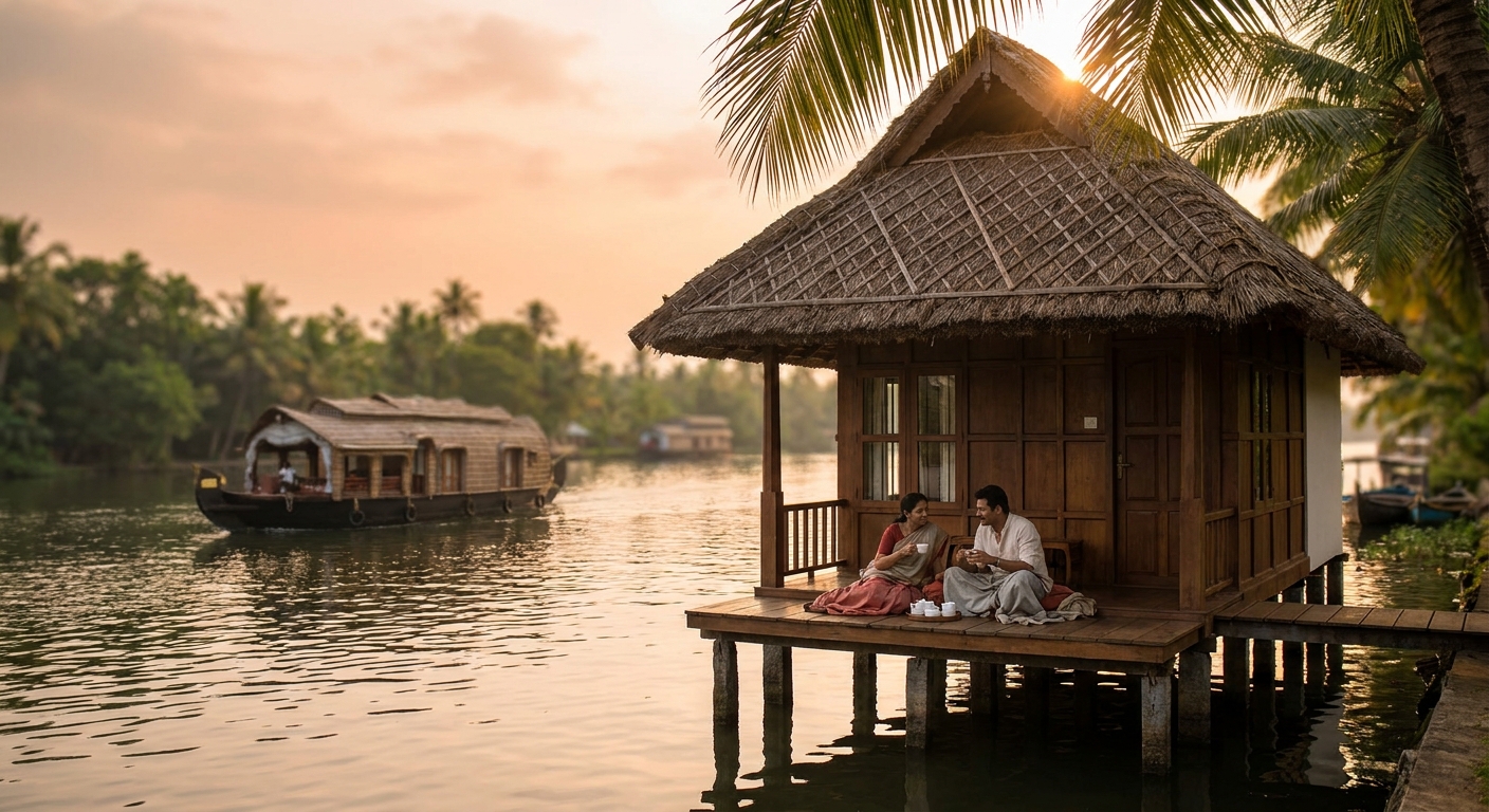 Cottages in Kochi for a backwater honeymoon
