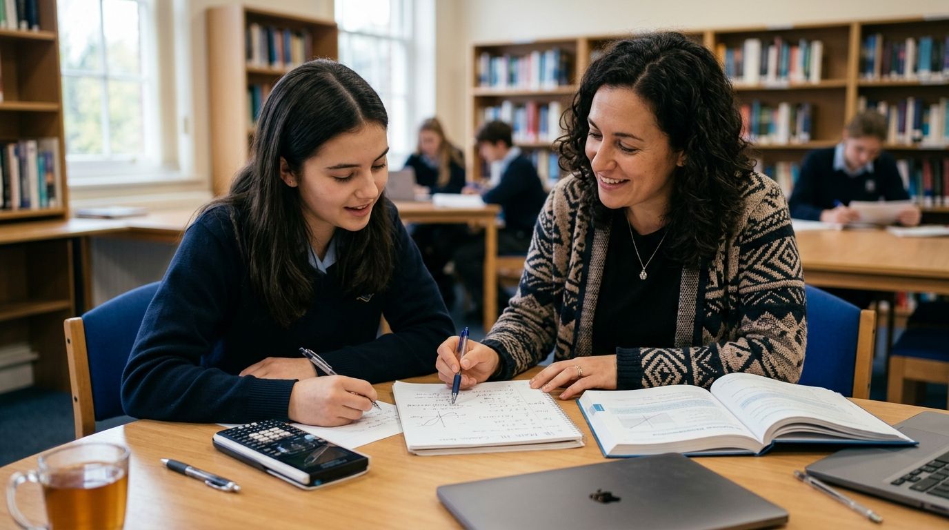 Personalized tutoring for IB math students