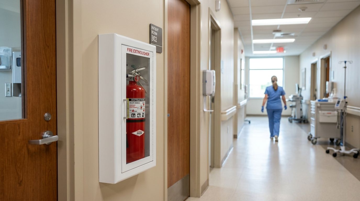 Best fire extinguisher types for healthcare facilities 2026