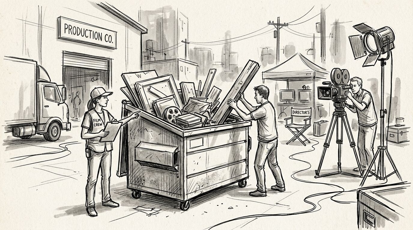 Dumpster rental for film and TV production companies: complete 2026 guide