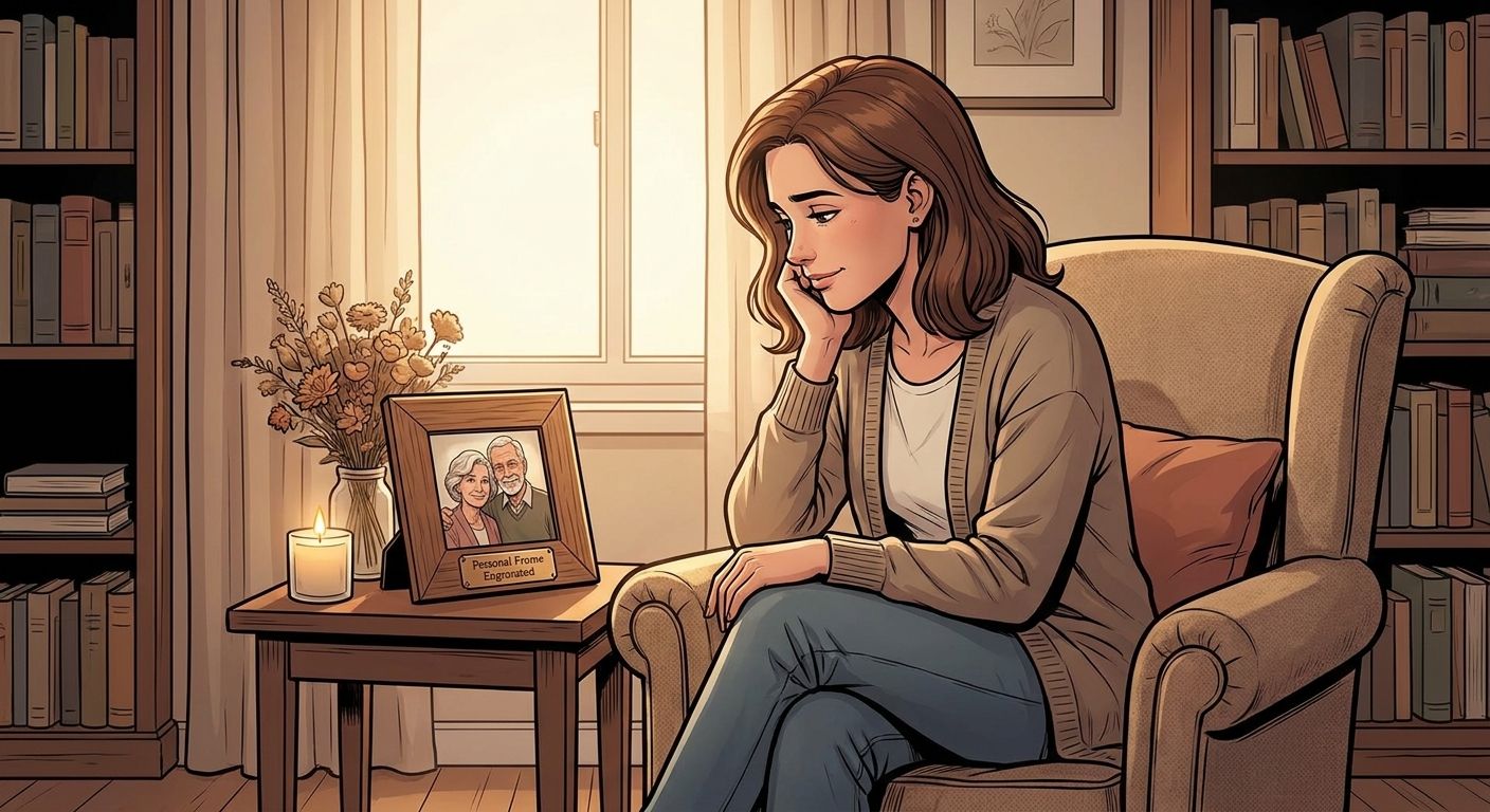 Best personalized memorial gifts for loss of a parent