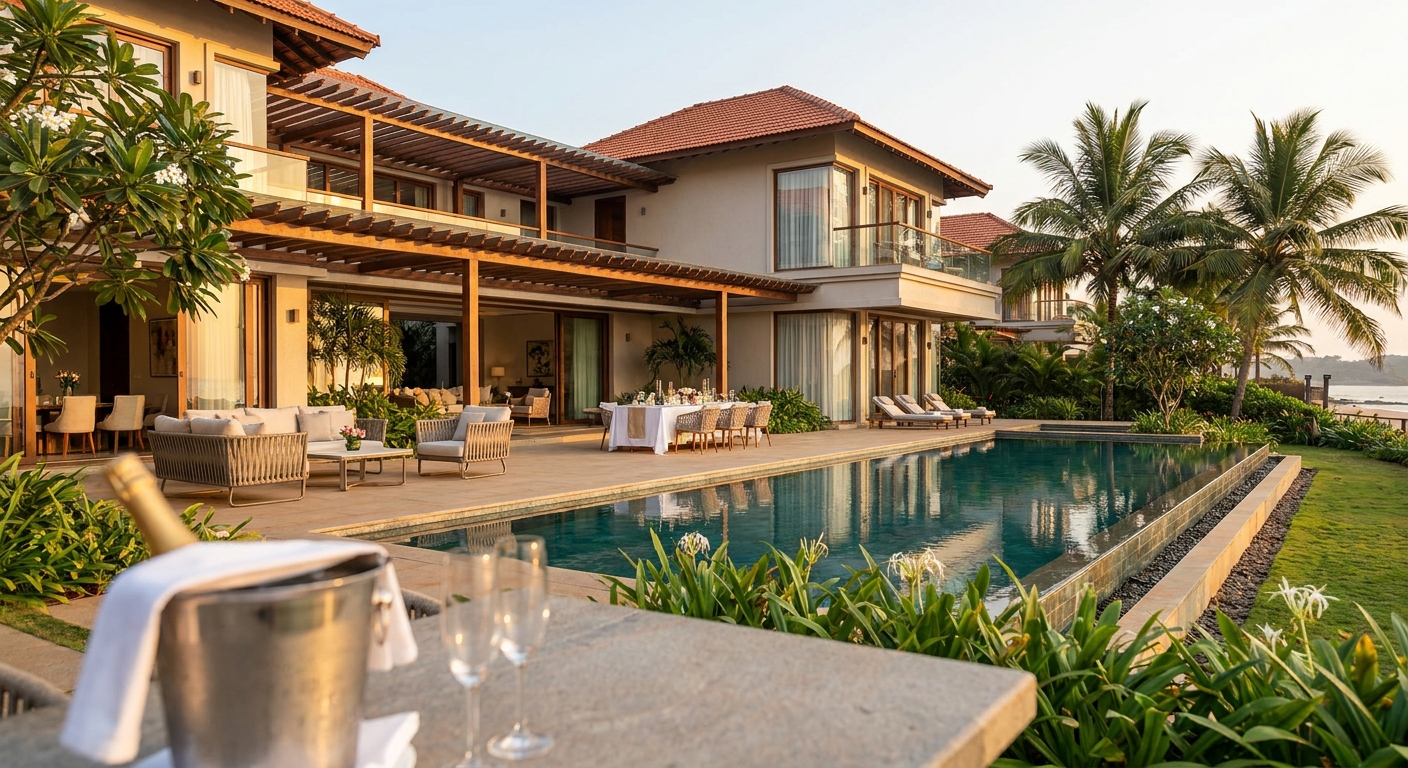 Best luxury villas in Goa for a milestone birthday