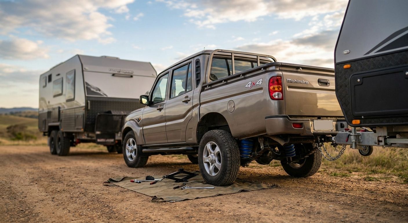 Mahindra Pik-Up and Scorpio Load Assist: Fix Rear Sag When Towing