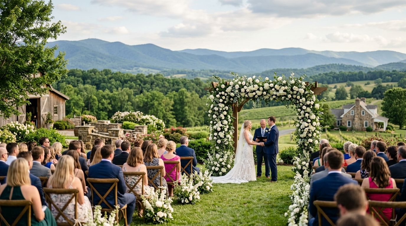 Best outdoor wedding venues in Virginia in 2026