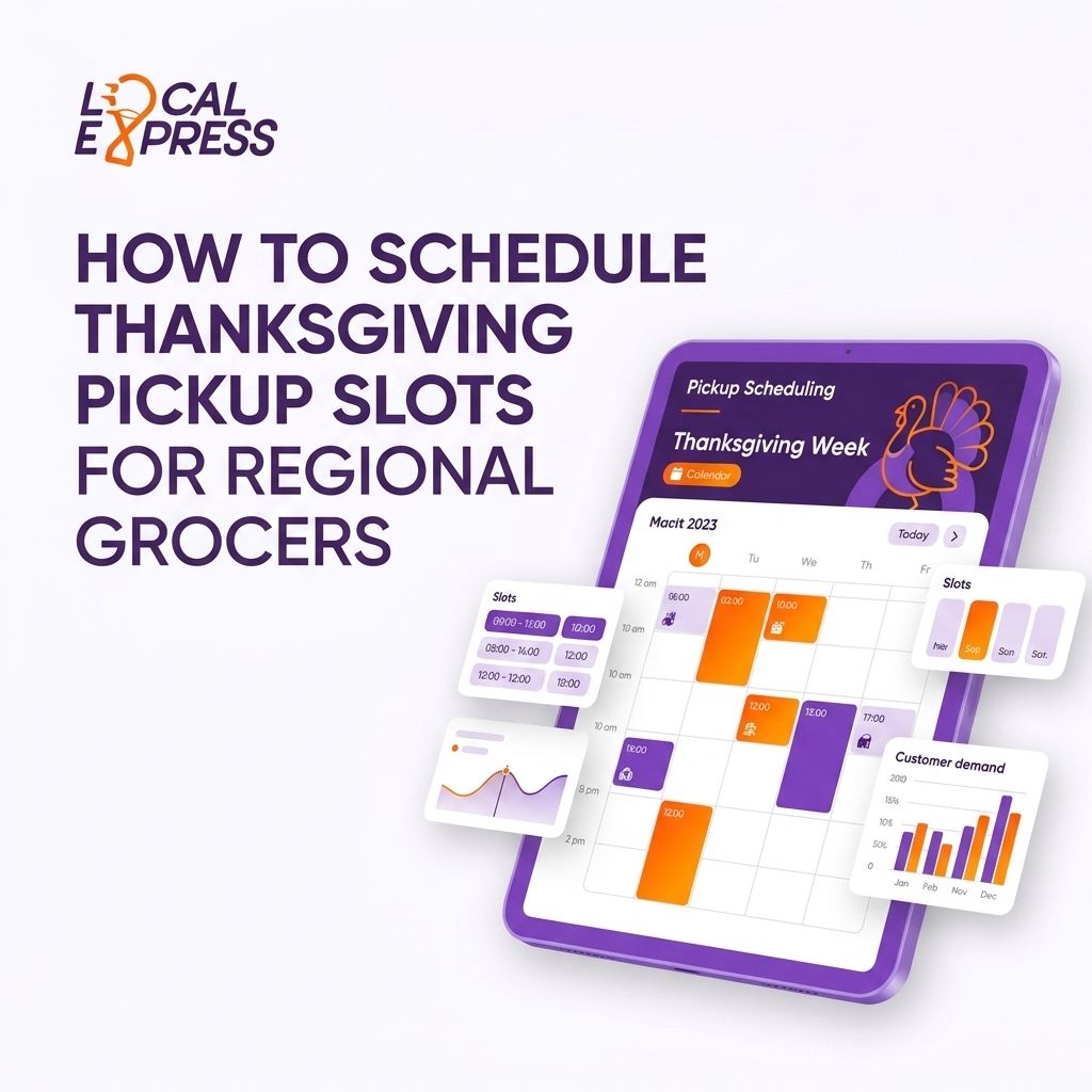 How to schedule Thanksgiving pickup slots for regional grocers