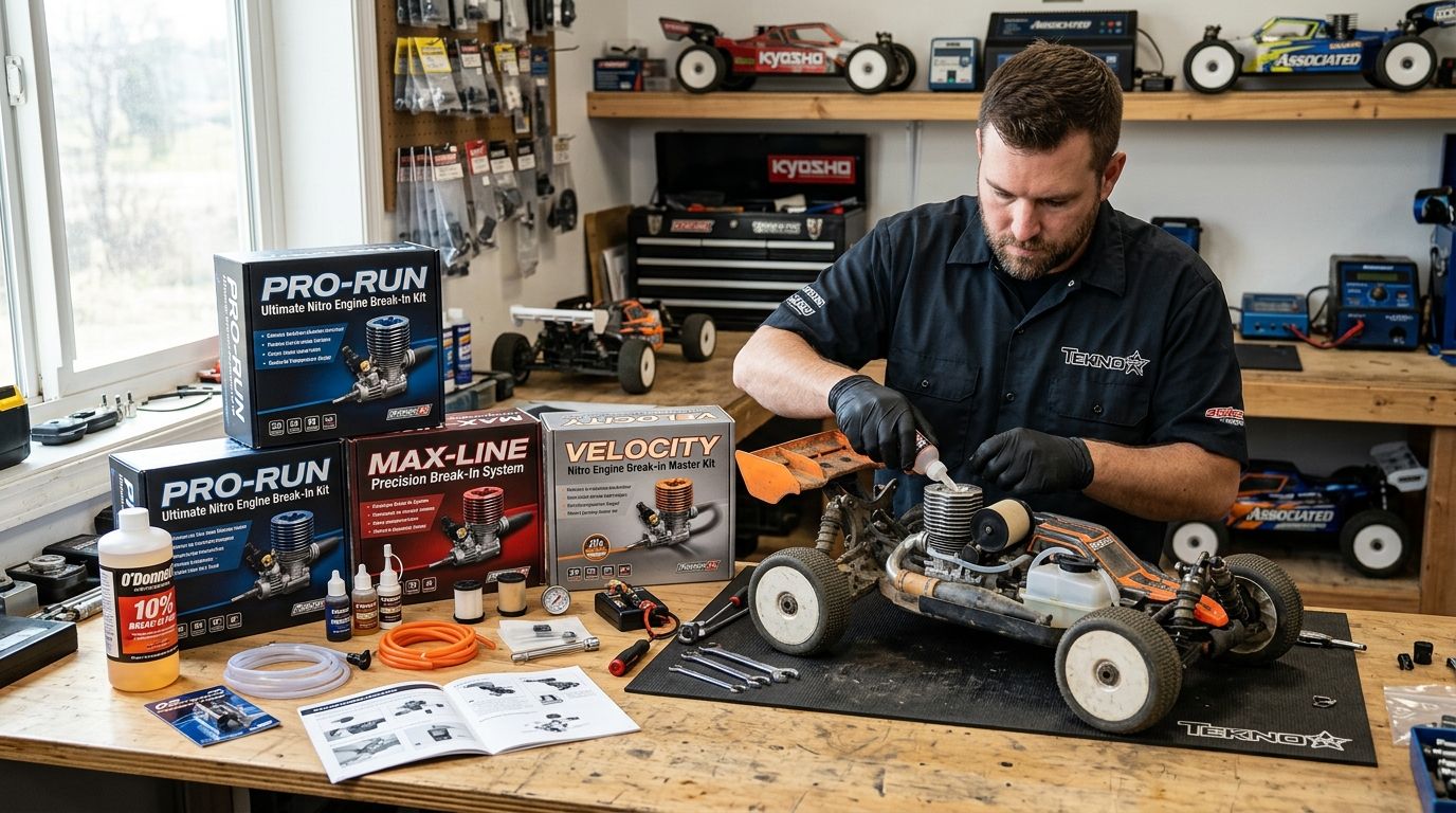 Best nitro RC engine break-in kits in 2026
